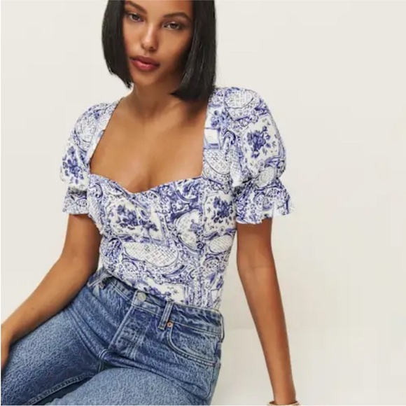 Reformation Delevan Top En Pointe - Picture 2 of 7